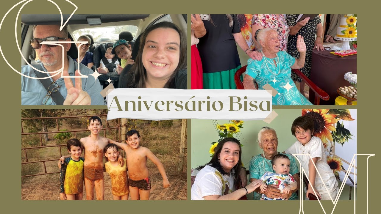 Aniversário da Bisa - 95 anos 🎂🎉