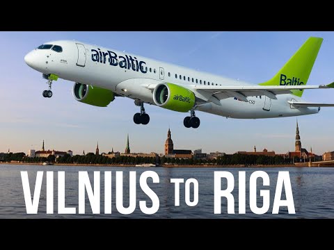 Air Baltic A220-300 | Vilnius - Riga | Economy