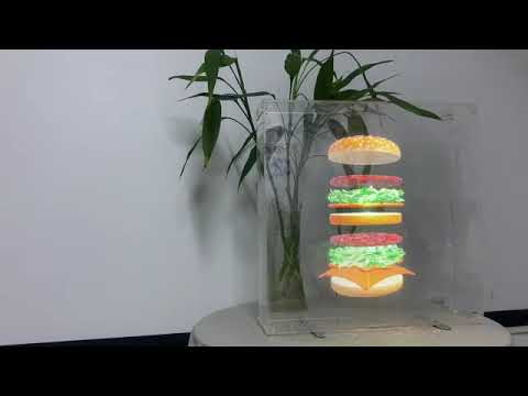 3D Hologram Fan, 52cm 3D Hologram Projector HD LED Holographic Christmas Tree. Link in Description.