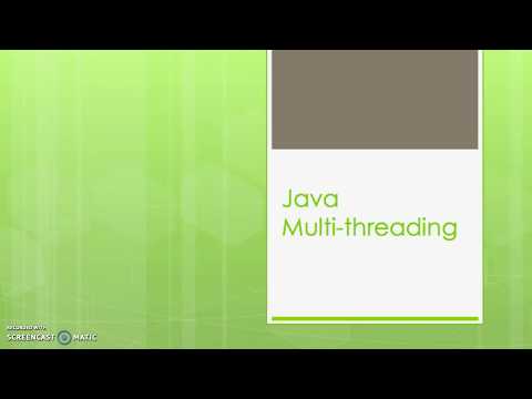 CISC190: Java Multi-threading