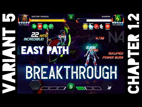 Variant 5 (Blood and Venom) Chapter 1.2 Breakthrough Easy Path and Cheesy Gamora Boss Solo