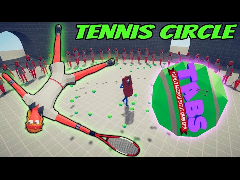 🎾Chaotic Tennis Army vs EVERY FACTION 50v1 - Totally Accurate Battle Simulator TABS Mod Egypt Update