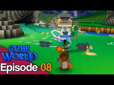 Cube World Let's Play - Multiplayer w/ Pyro, BTC and Baj - #8