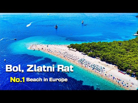 Bol Croatia || The Most Beautiful Beach in Europe || Zlatni Rat