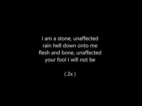 [Anti Nightcore] Demon Hunter  - I am a stone (Lyrics)