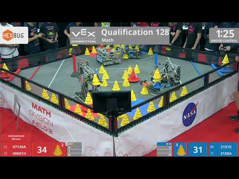 2018 VRC Math Q128 - 97140A 99691H vs 2131X 3159A - 68 to 129