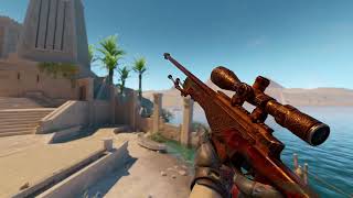 AWP Sovereign Flame Battle-Scarred 0.99 + Sport Gloves Blaze Factory New