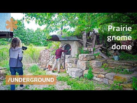 Couldn’t afford a house. Now he builds his own underground Prairie home