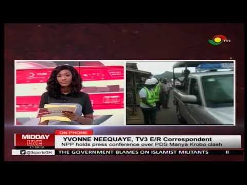 NPP HOLDS PRESS CONFERENCE OVER PDS MANYA KROBO CLASH