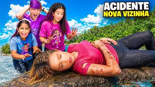 A NOVA VIZINHA SOFREI UM GRAVE ACIDENTE NO LAGO !