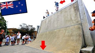 10 YEAR OLD VS BIGGEST RAMP IN NEW ZEALAND!