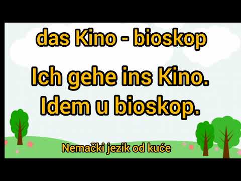 ● Lekcija 60 ●  Rec + recenica  ●  Nemacki jezik za pocetnike #nemackijezikodkuce