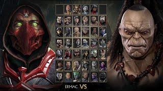 Mortal Kombat 11 GORO SMOKE ERMAC REPTILE SEKTOR FULL Kombat Pack 3 DLC Wishlist and Suggestion MK11