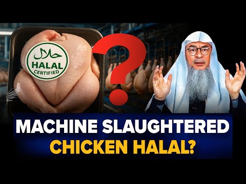 Are Machine Slaughtered Chickens Halal To Eat || Assim Al Hakeem || Sheikh Asim