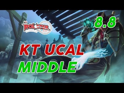 KT Rolster Ucal Play Twisted Fate Midle Patch 8.8