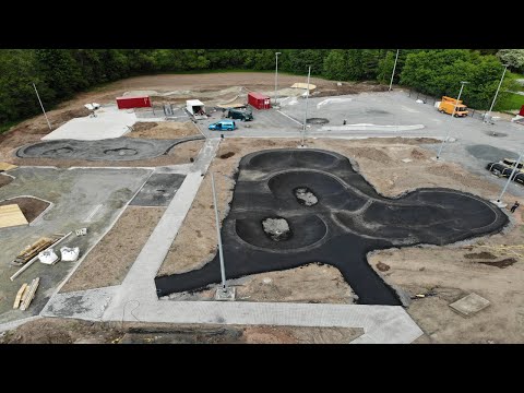 Pumptrack Bischofsheim in der Rhön  - POV Testride zur Eröffnung