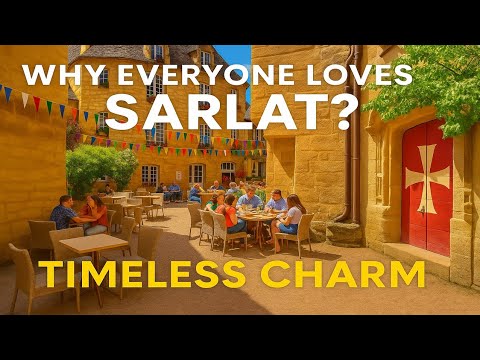 Sarlat-la-Canéda 🇫🇷 Walkthrough | Market Day, Medieval Streets & French Charm