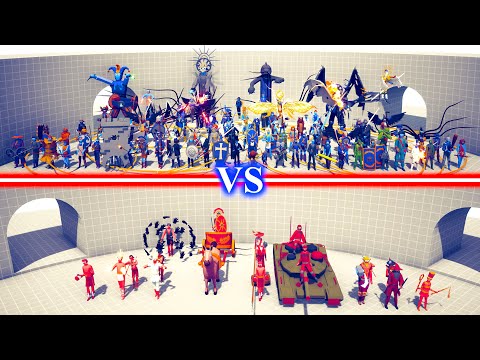 SECRET DLC TEAM vs LEGACY TEAM - Totally Accurate Battle Simulator TABS
