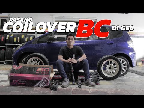 PASANG COILOVER BC RACING DI HONDA JAZZ GE8