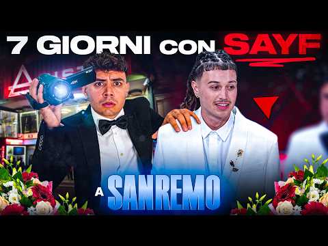 7 GIORNI con SAYF a SANREMO: la settimana che gli ha CAMBIATO la VITA! - Giorno di prova