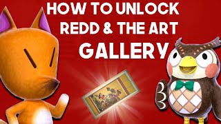 How To Get Redd & The Art Gallery - Animal Crossing New Horizons