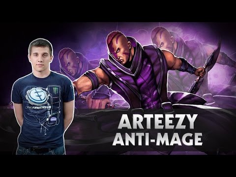 Dota 2. Arteezy Anti Mage 6.86 RMM full game