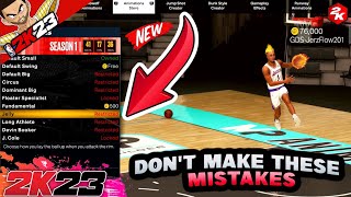 NBA 2K23 LAYUP REQUIREMENTS ! DONT MAKE THIS MISTAKE ! LONG ATHLETIC REQUIRES AN 88 LAYUP