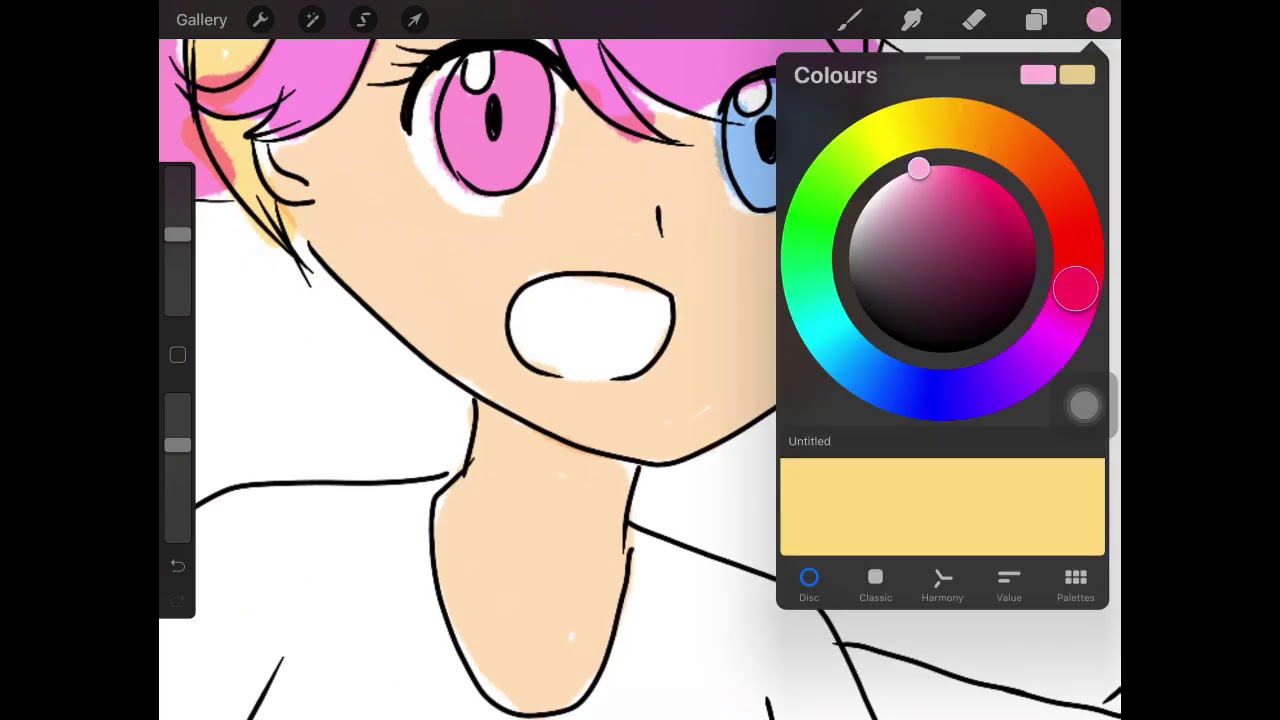 Iris draws her and Artemis - group selfie