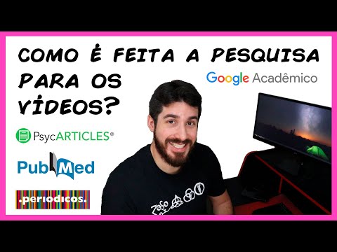 COMO PESQUISAMOS PARA FAZER OS VÍDEOS DO CANAL?