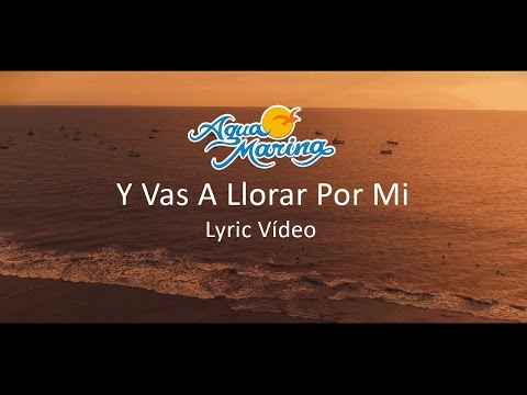 Agua Marina - Y Vas A Llorar Por Mi (Vol.14) Lyric Video