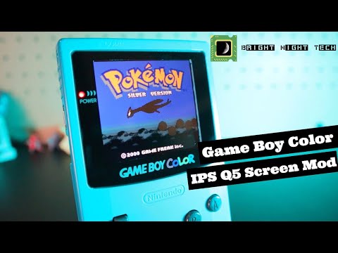How to install Game Boy Color IPS Q5 Screen Mod! | Berto Restores!