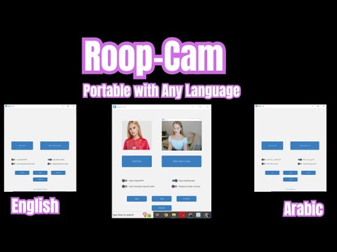 "Roop-Cam: Portable Language Switching Guide - No Installation Required!"