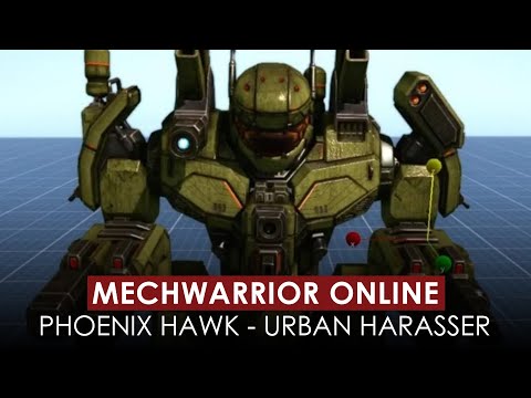 MechWarrior Online - Phoenix Hawk Urban Harasser