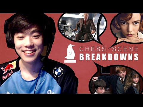 Grandmaster Reacts to Chess Moments In Movies ft. penguingm1