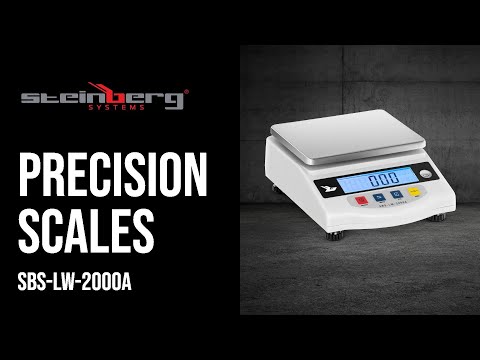 video - Precision Scales - 2000 g / 0.05 g - LCD