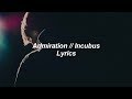 Admiration // Incubus // Lyrics
