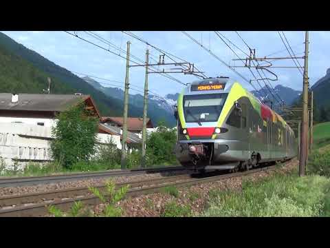 REGIONALE ETR.170 IN TRANSITO A COLLE ISARCO (BZ) GIOV. 5 - 7 - 2018