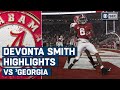 Devonta Smith Highlights vs. #3 Georgia Bulldogs | CBS Sports HQ