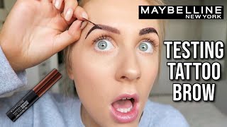 Testing Maybelline Tattoo Brow Gel Tint | Rosie Eva Millard