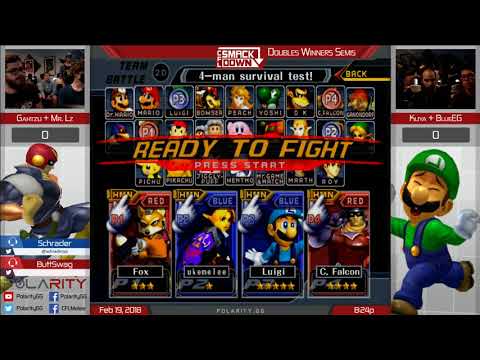 CFL Smackdown 164 Melee - Gahtzu + MrLz vs Kuya + BluEG - Doubles Winners Semis