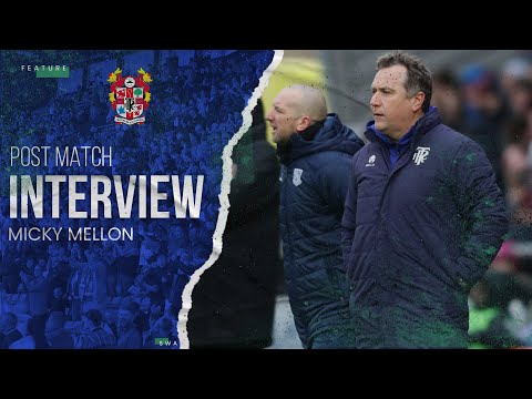 Post Match | Micky Mellon (Northampton Town)