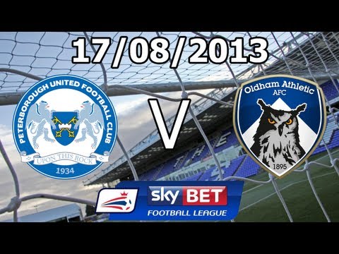 [17/08/2013] Peterborough United 2-1 Oldham Athletic.