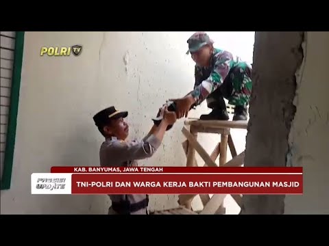 PRESISI UPDATE : SINERGITAS TNI-POLRI DAN WARGA BANYUMAS BANGUN MASJID 25/09/2024 10.00