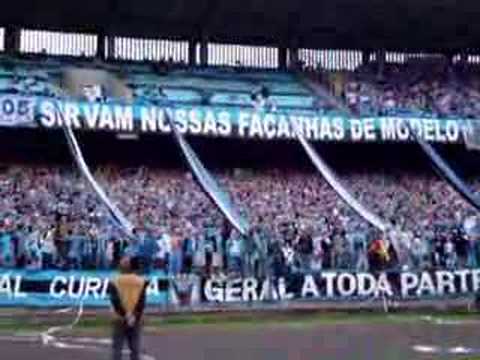 "Grêmio x Fluminense - Geral do Grêmio - Vencer no chiqueiro" Barra: Geral do Grêmio • Club: Grêmio