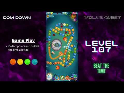 Viola's Quest 🟣🟠🔴 / Level 107 / Dom Down