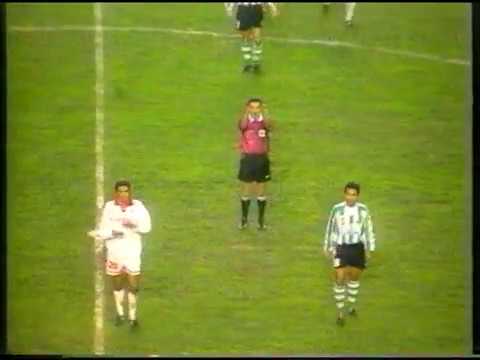 Sevilla: 0 - Racing de Santander: 1 (Jornada: 25 - 95/96)