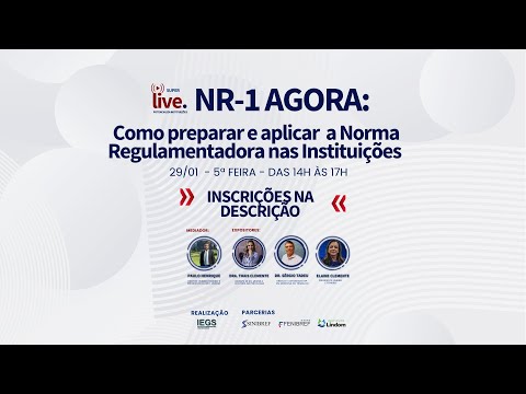 NR1 Agora: Como preparar e  aplicar a norma regulamentadora nas Instituições