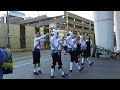 Mersey Morris dance "Lads a-Bunchum" during the Plough Tour Birmingham 2023