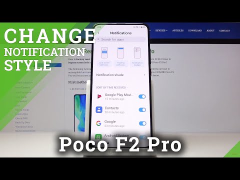 How to Enter Notification Settings in XIAOMI Poco F2 Pro – Notification Options