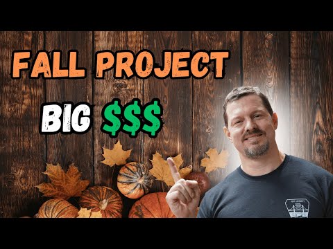 He makes $10,000 Every Fall With This Easy Wood Project